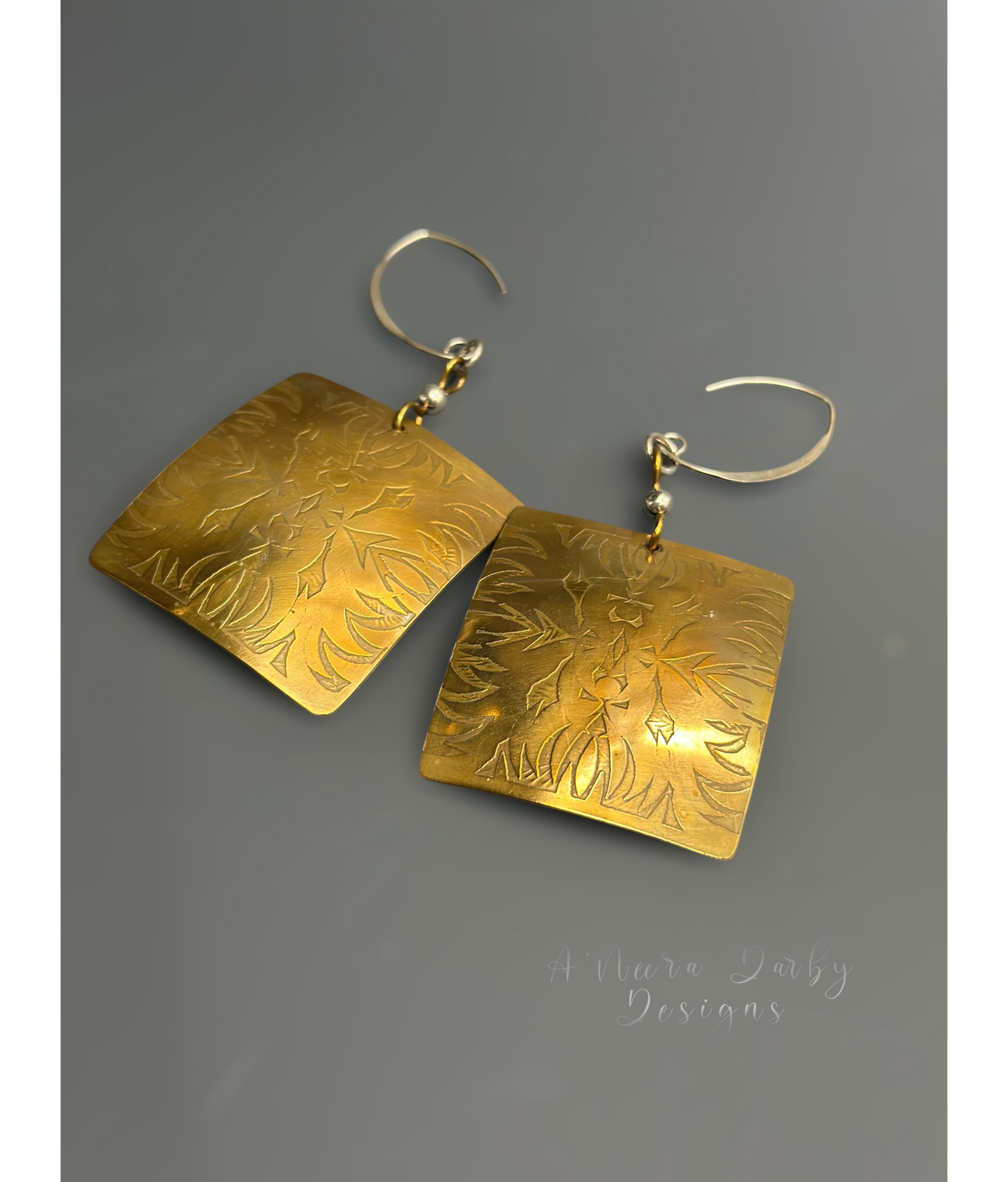 Golden Blossom Earrings