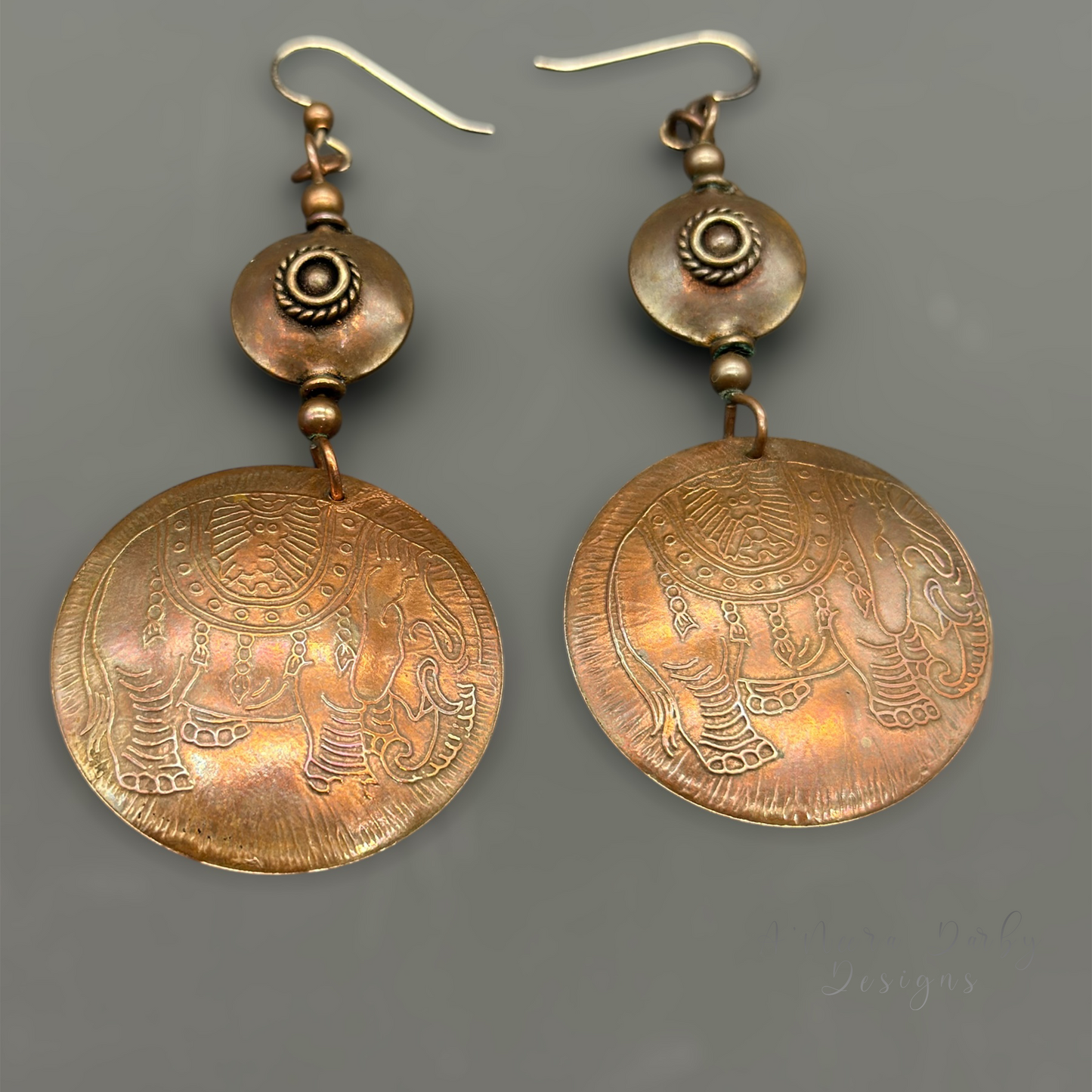 Regal Elephant Earrings