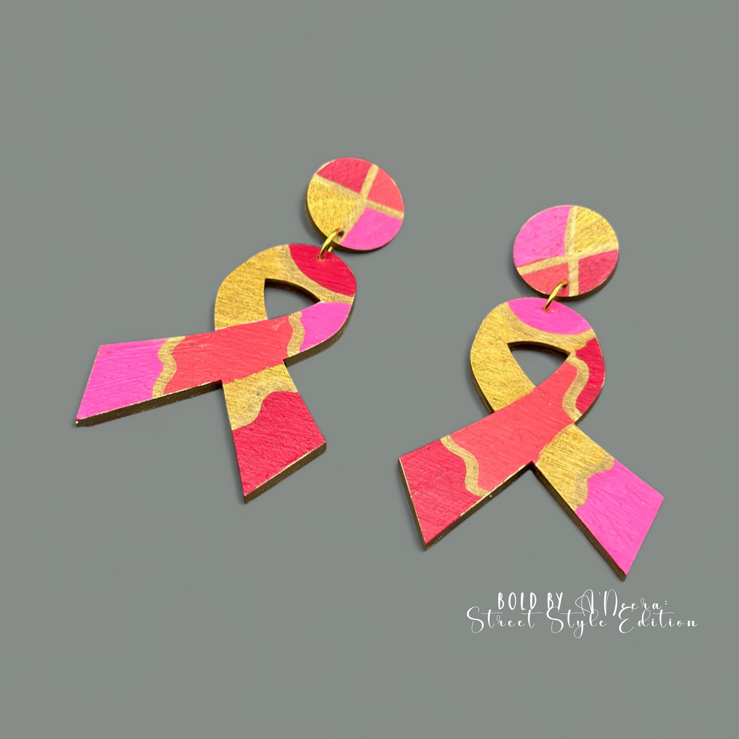 Strength and Style Ribbon Earrings