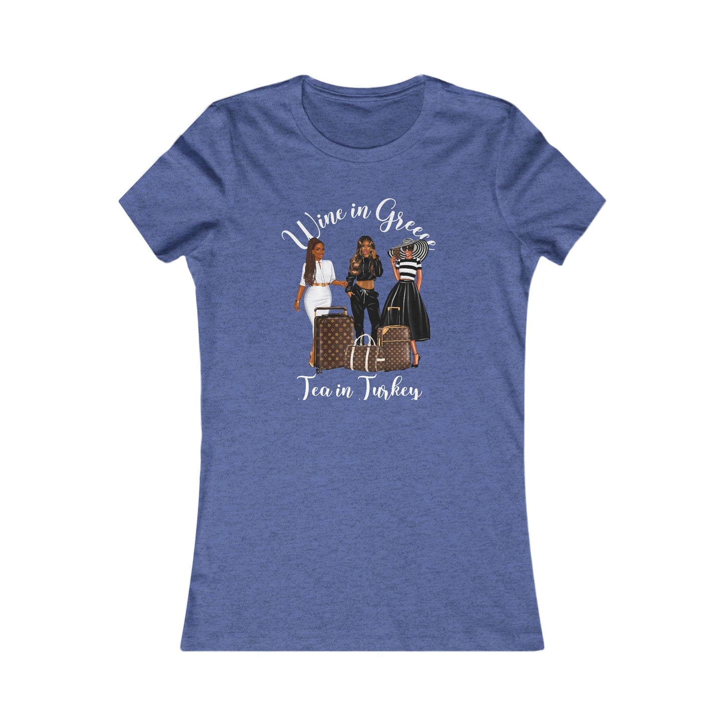 Greece to Turkey Girls Trip Tee, Stylish Travel Tee, Perfect Gift for Travelers