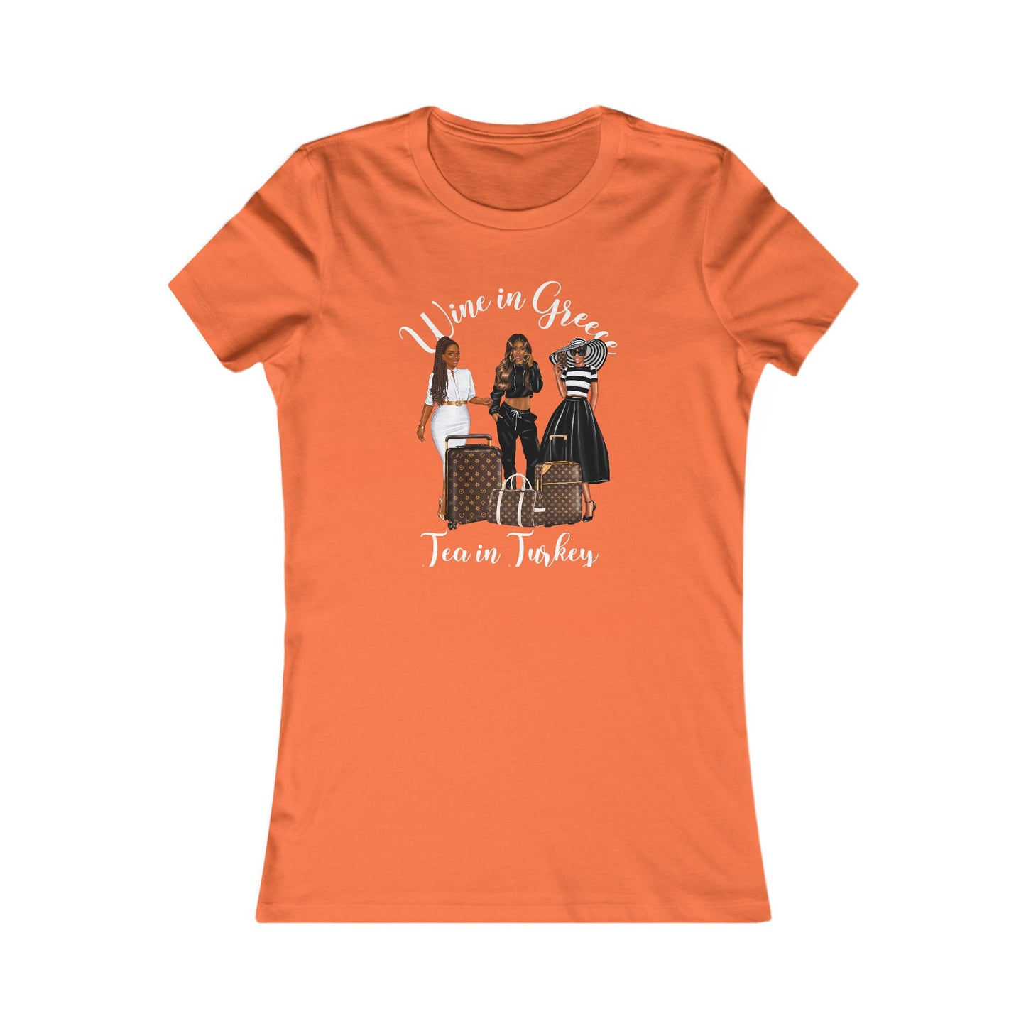 Greece to Turkey Girls Trip Tee, Stylish Travel Tee, Perfect Gift for Travelers
