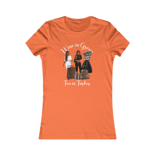 Greece to Turkey Girls Trip Tee, Stylish Travel Tee, Perfect Gift for Travelers