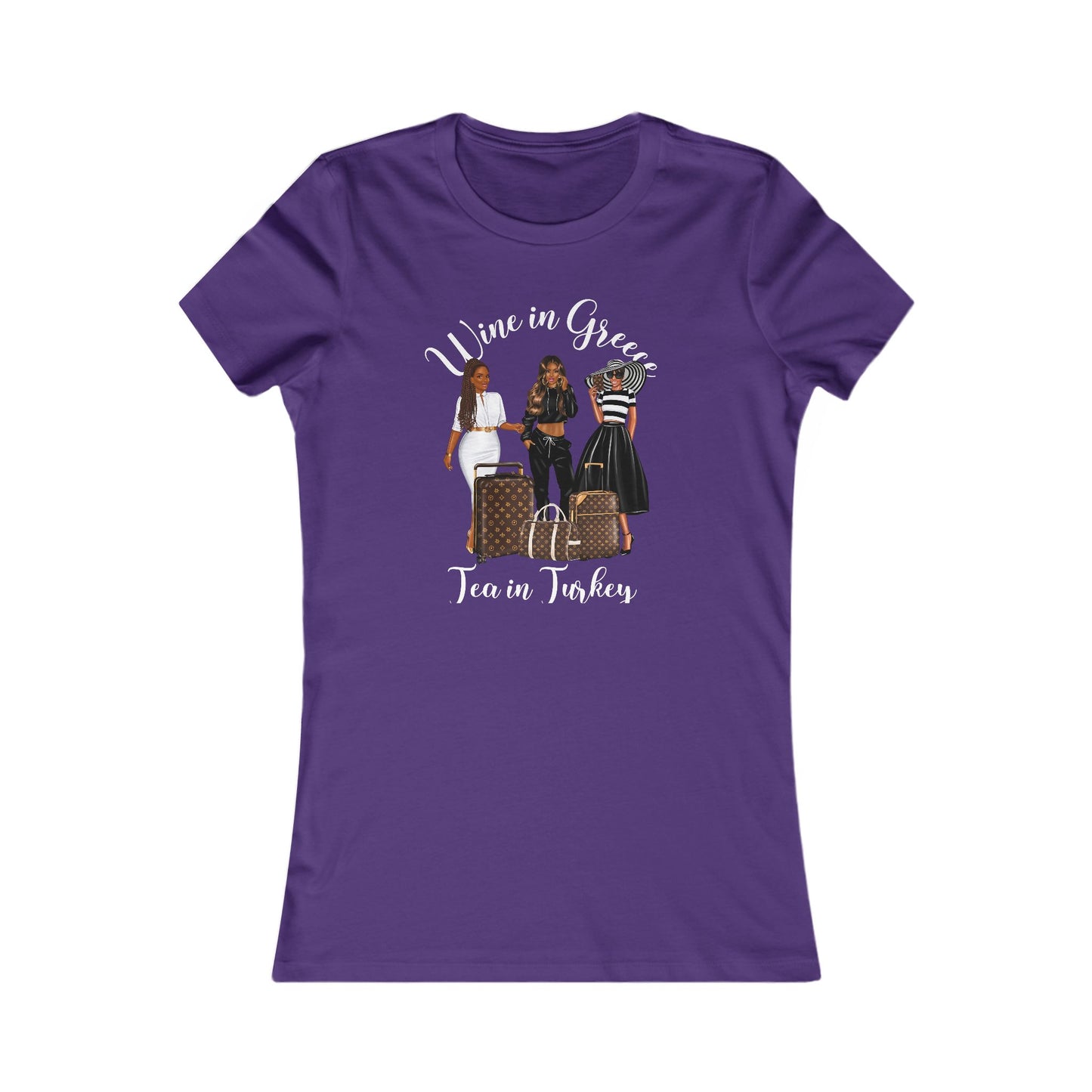 Greece to Turkey Girls Trip Tee, Stylish Travel Tee, Perfect Gift for Travelers
