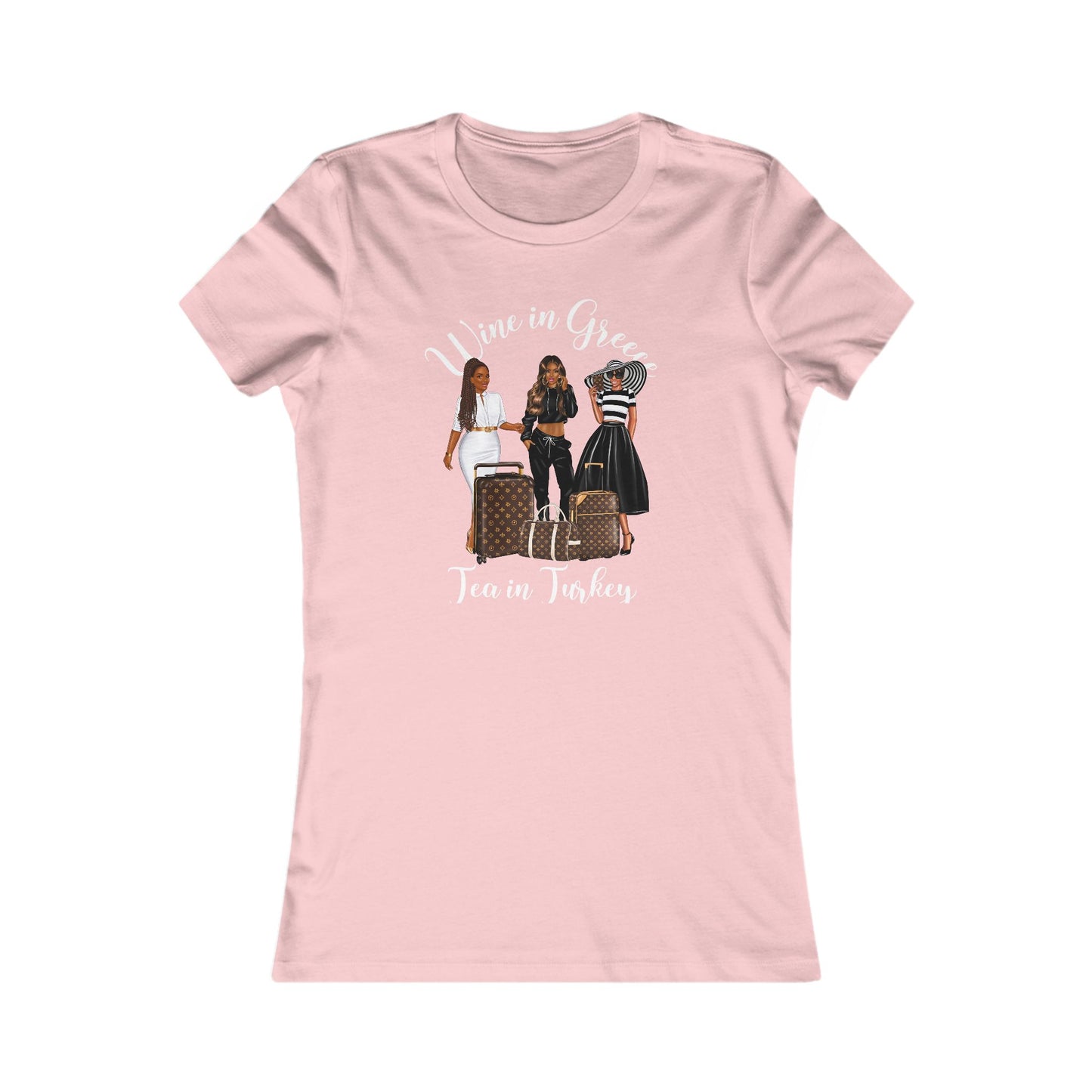 Greece to Turkey Girls Trip Tee, Stylish Travel Tee, Perfect Gift for Travelers
