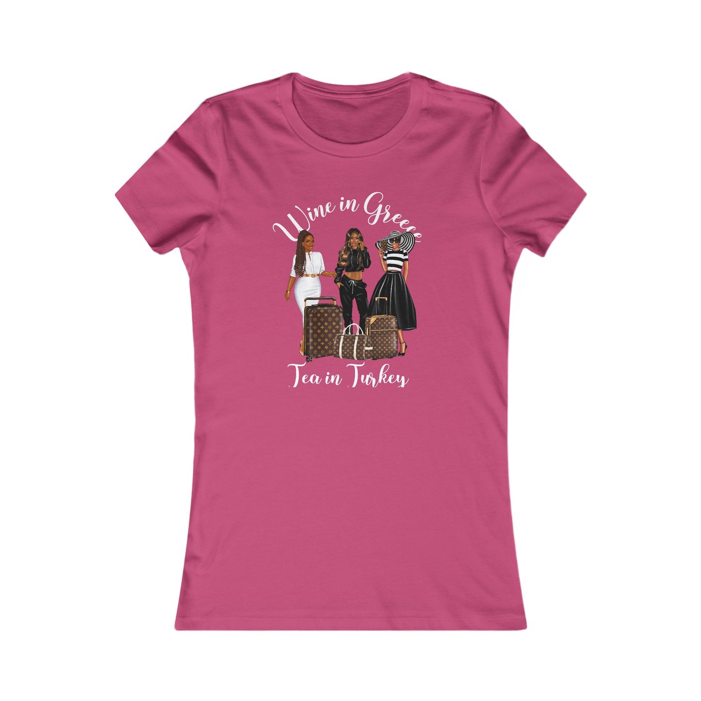 Greece to Turkey Girls Trip Tee, Stylish Travel Tee, Perfect Gift for Travelers