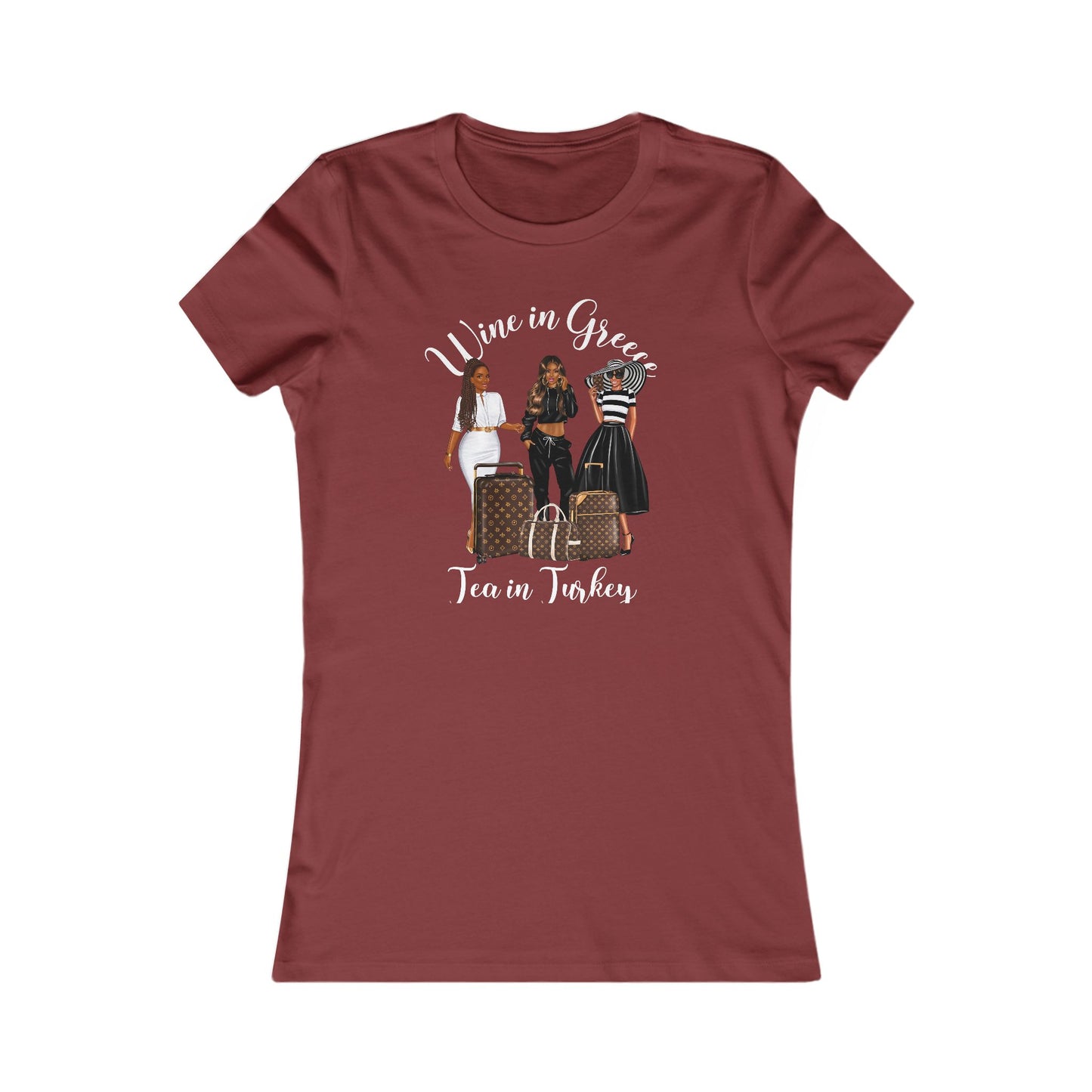 Greece to Turkey Girls Trip Tee, Stylish Travel Tee, Perfect Gift for Travelers