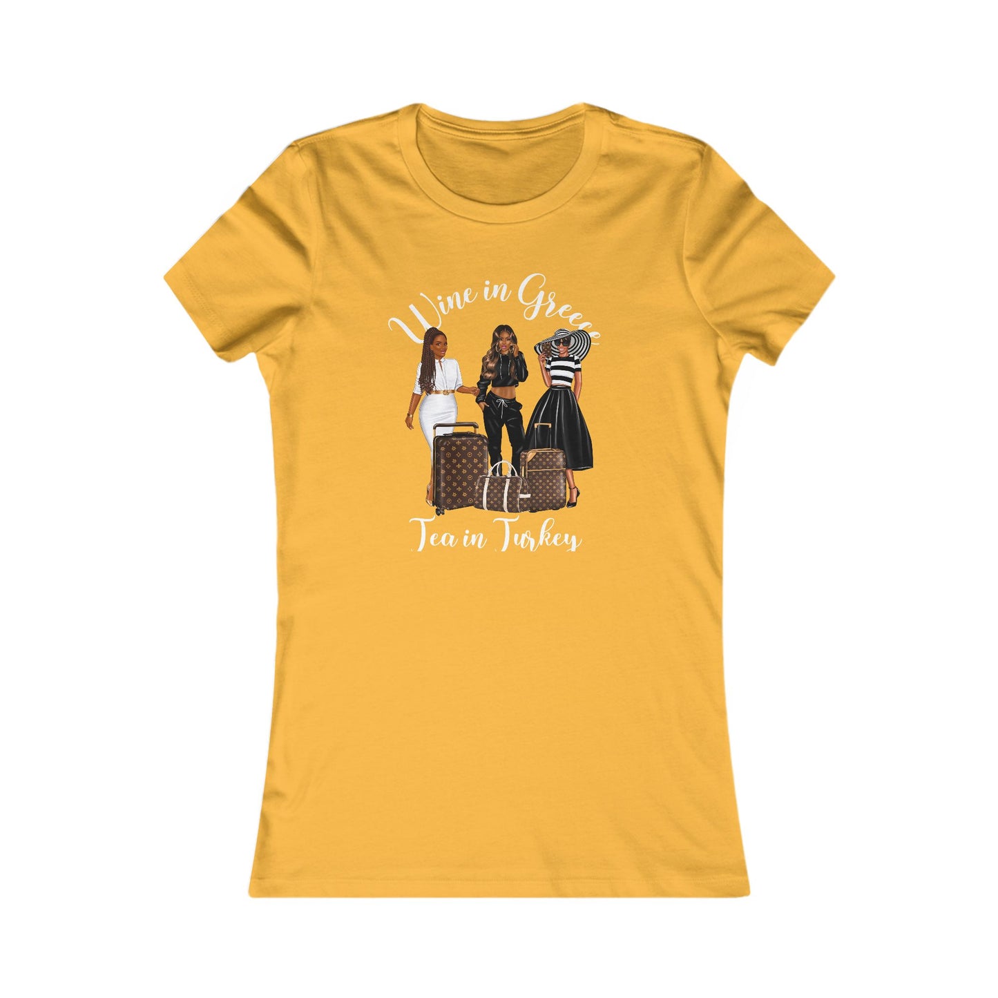 Greece to Turkey Girls Trip Tee, Stylish Travel Tee, Perfect Gift for Travelers