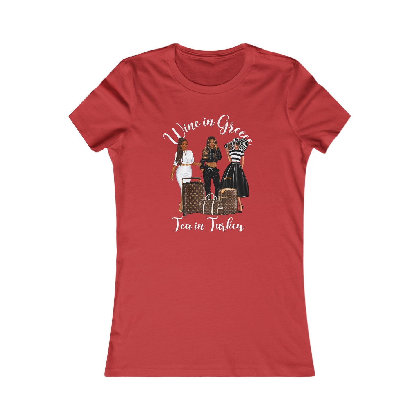 Greece to Turkey Girls Trip Tee, Stylish Travel Tee, Perfect Gift for Travelers