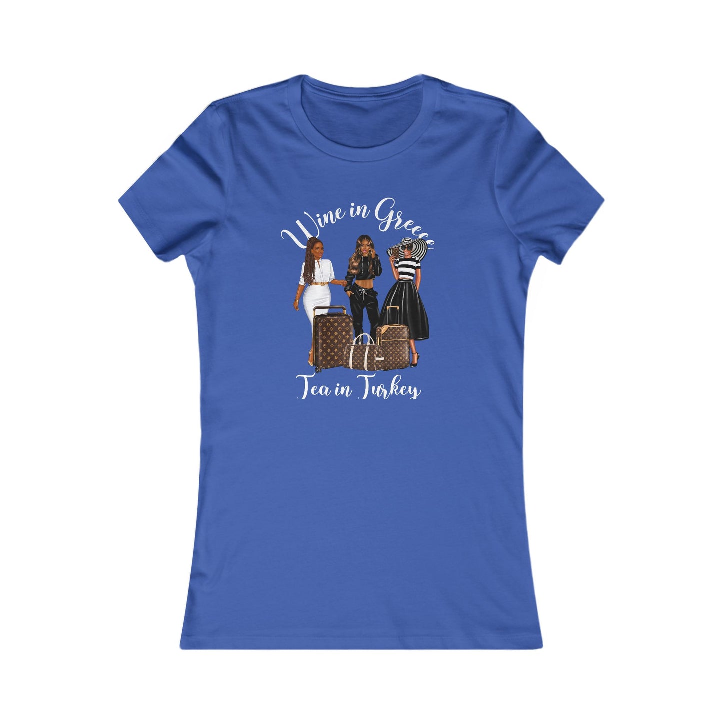 Greece to Turkey Girls Trip Tee, Stylish Travel Tee, Perfect Gift for Travelers