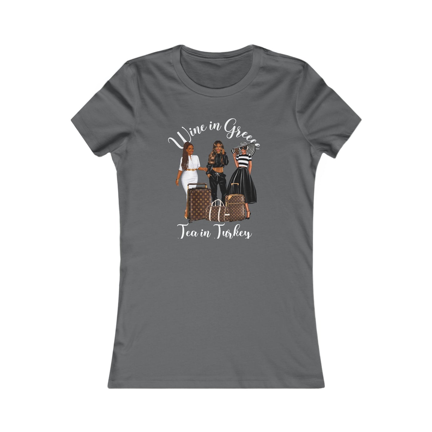 Greece to Turkey Girls Trip Tee, Stylish Travel Tee, Perfect Gift for Travelers