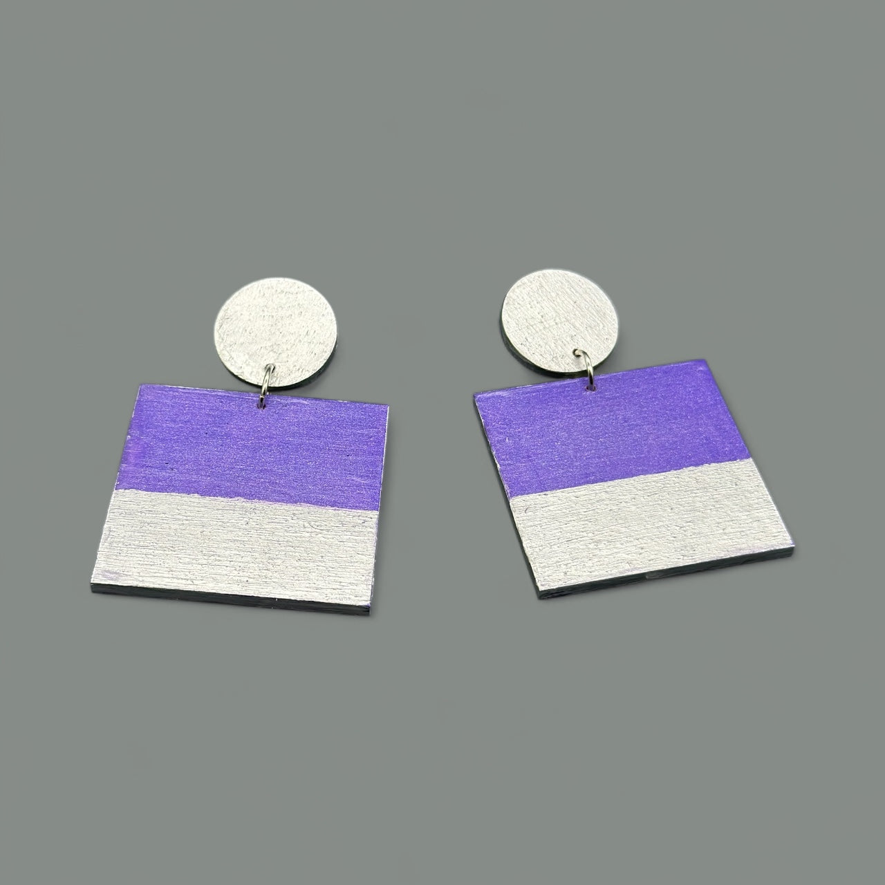 Lavender Edge Earrings