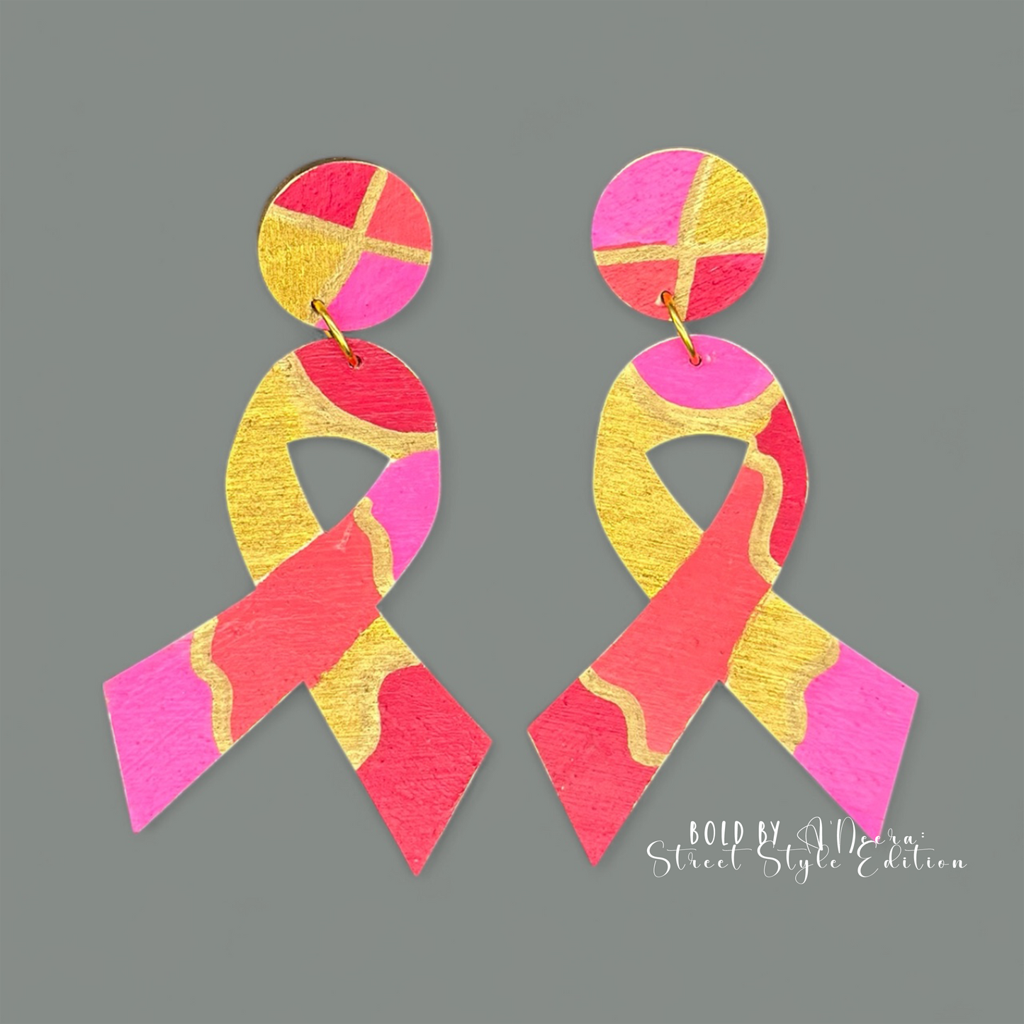 Strength and Style Ribbon Earrings