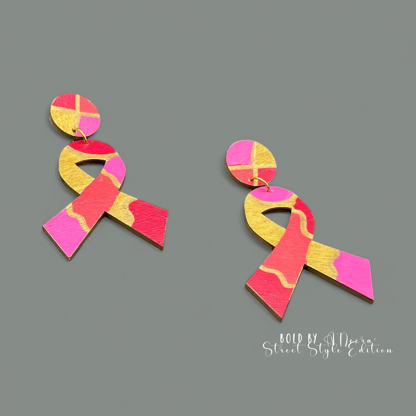 Strength and Style Ribbon Earrings